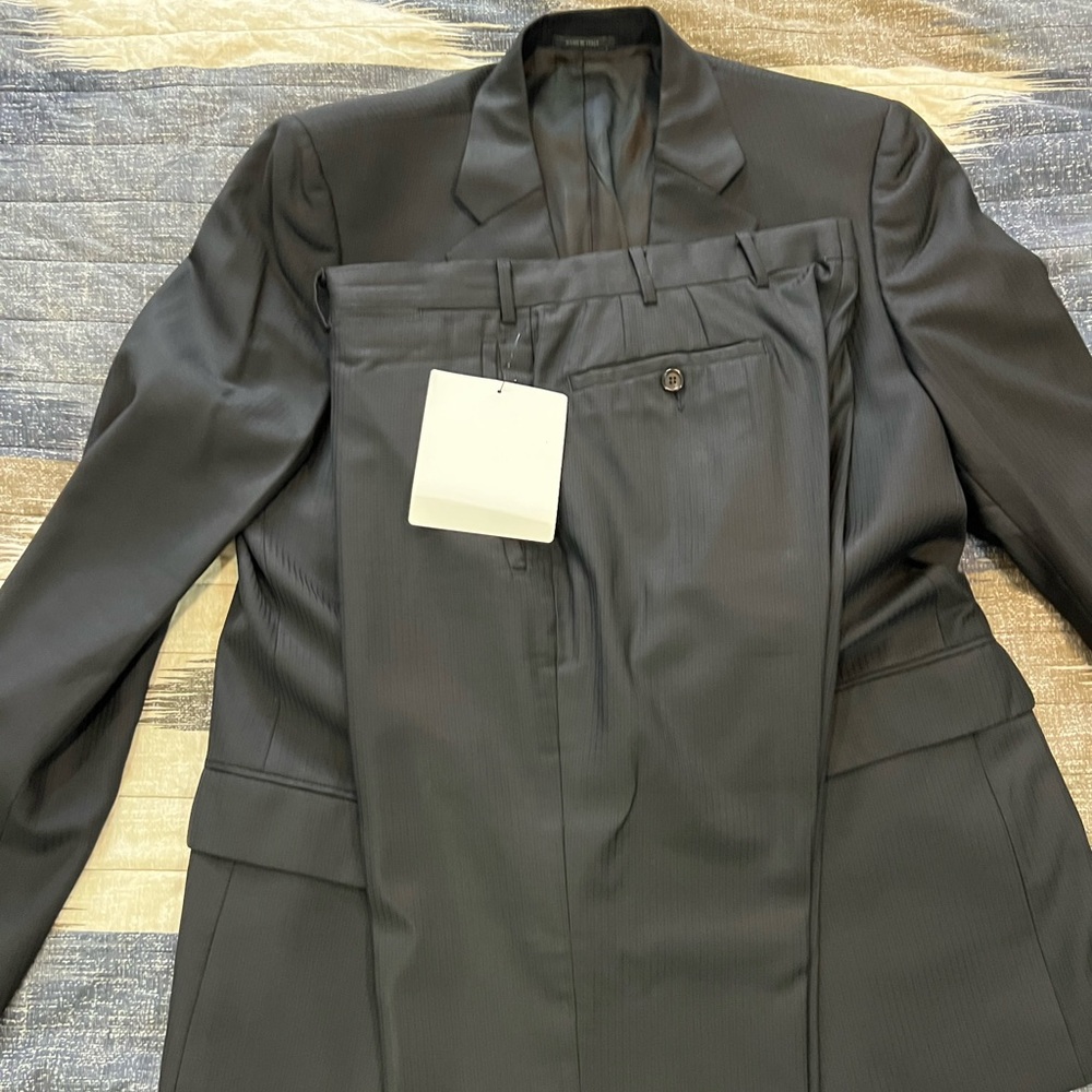 Prada pin stripe two piece suit